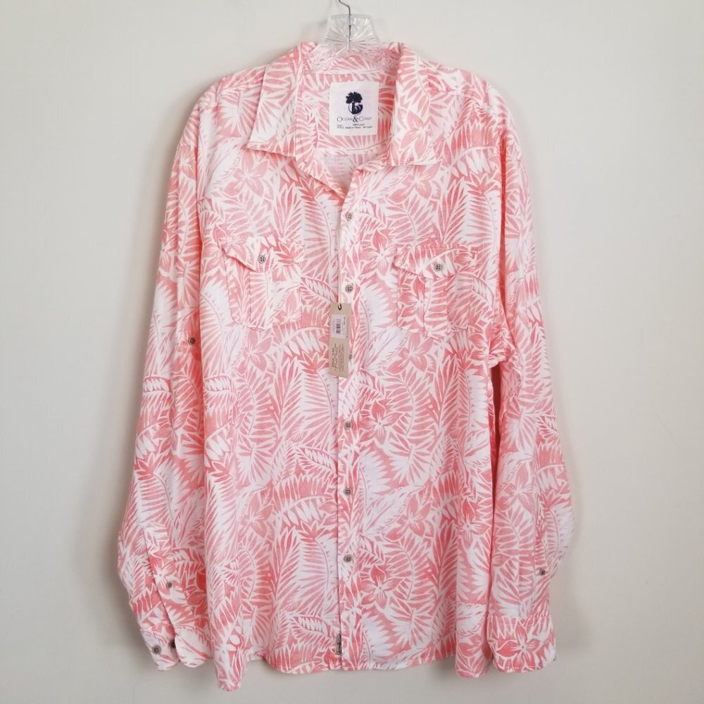Ocean & Coast Linen Tunic XXL NWT